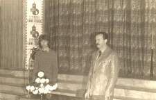 Spotkanie z reżyserem Bohdanem Porębą podczas II Obornickich Spotkań Filmowo-Literackich, 1977 r. [Dokument ikonograficzny]