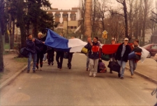 46. Światowy Młodzieżowy Zlot Campingu i Caravaningu w Obornikach Śląskich, 16.04.1998 r. (fot. 1) [Dokument ikonograficzny]