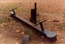 Osiedle Spółdzielni Mieszkaniowej Lokatorsko-Własnościowej w Trzebnicy przy ul. M. Skłodowskiej-Curie w Obornikach Śląskich, 1997 r. (fot. 15) [Dokument ikonograficzny]