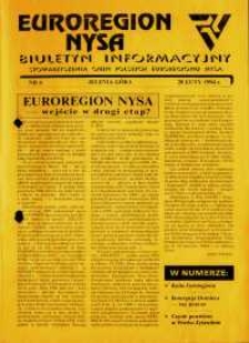 Euroregion Nysa : biuletyn informacyjny Stowarzyszenia Gmin Polskich Euroregionu Nysa, 1994, nr 6
