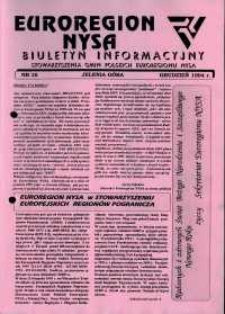 Euroregion Nysa : biuletyn informacyjny Stowarzyszenia Gmin Polskich Euroregionu Nysa, 1994, nr 16