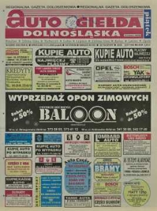 Auto Giełda Dolnośląska : regionalna gazeta ogłoszeniowa, 2000, nr 6 (636) [21.01]