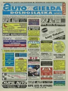 Auto Giełda Dolnośląska : regionalna gazeta ogłoszeniowa, 2000, nr 7 (637) [25.01]