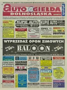 Auto Giełda Dolnośląska : regionalna gazeta ogłoszeniowa, 2000, nr 8 (638) [28.01]