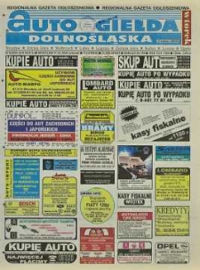 Auto Giełda Dolnośląska : regionalna gazeta ogłoszeniowa, 2000, nr 9 (639) [1.02]
