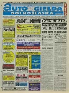 Auto Giełda Dolnośląska : regionalna gazeta ogłoszeniowa, 2000, nr 15 (645) [22.02]