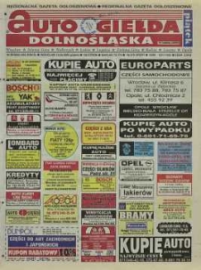 Auto Giełda Dolnośląska : regionalna gazeta ogłoszeniowa, 2000, nr 30 (660) [14.04]