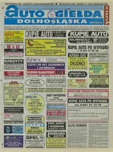 Auto Giełda Dolnośląska : regionalna gazeta ogłoszeniowa, 2000, nr 31 (661) [18.04]