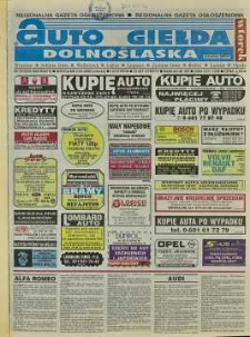 Auto Giełda Dolnośląska : regionalna gazeta ogłoszeniowa, 2000, nr 35 (664) [2.05]