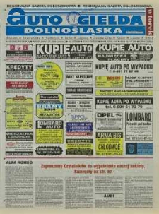 Auto Giełda Dolnośląska : regionalna gazeta ogłoszeniowa, 2000, nr 39 (668) [16.05]