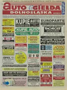Auto Giełda Dolnośląska : regionalna gazeta ogłoszeniowa, 2000, nr 40 (669) [19.05]