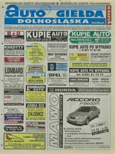 Auto Giełda Dolnośląska : regionalna gazeta ogłoszeniowa, 2000, nr 41 (670) [23.05]