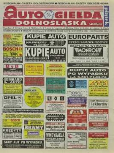 Auto Giełda Dolnośląska : regionalna gazeta ogłoszeniowa, 2000, nr 44 (673) [2.06]
