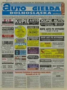 Auto Giełda Dolnośląska : regionalna gazeta ogłoszeniowa, 2000, nr 45 (674) [6.06]