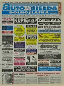 Auto Giełda Dolnośląska : regionalna gazeta ogłoszeniowa, 2000, nr 51 (680) [27.06]