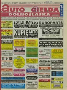 Auto Giełda Dolnośląska : regionalna gazeta ogłoszeniowa, 2000, nr 52 (681) [30.06]