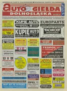 Auto Giełda Dolnośląska : regionalna gazeta ogłoszeniowa, 2000, nr 54 (683) [7.07]