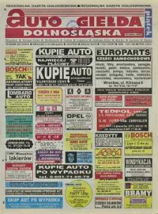 Auto Giełda Dolnośląska : regionalna gazeta ogłoszeniowa, 2000, nr 58 (687) [21.07]