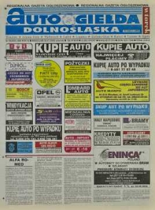 Auto Giełda Dolnośląska : regionalna gazeta ogłoszeniowa, 2000, nr 59 (688) [25.07]