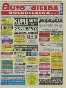 Auto Giełda Dolnośląska : regionalna gazeta ogłoszeniowa, 2000, nr 60 (689) [28.07]