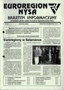 Euroregion Nysa : biuletyn informacyjny Stowarzyszenia Gmin Polskich Euroregionu Nysa, 1997, nr 32