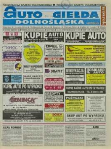 Auto Giełda Dolnośląska : regionalna gazeta ogłoszeniowa, 2000, nr 67 (695) [22.08]