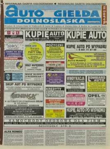 Auto Giełda Dolnośląska : regionalna gazeta ogłoszeniowa, 2000, nr 69 (697) [29.08]