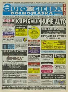 Auto Giełda Dolnośląska : regionalna gazeta ogłoszeniowa, 2000, nr 71 (699) [5.09]