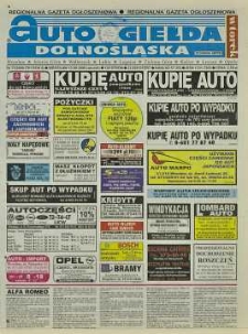 Auto Giełda Dolnośląska : regionalna gazeta ogłoszeniowa, 2000, nr 73 (701) [12.09]
