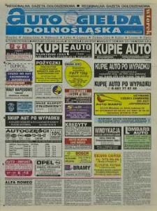 Auto Giełda Dolnośląska : regionalna gazeta ogłoszeniowa, 2000, nr 75 (703) [19.09]