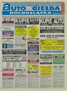 Auto Giełda Dolnośląska : regionalna gazeta ogłoszeniowa, 2000, nr 77 (705) [26.09]