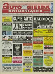 Auto Giełda Dolnośląska : regionalna gazeta ogłoszeniowa, 2000, nr 82 (710) [13.10]