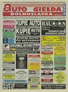 Auto Giełda Dolnośląska : regionalna gazeta ogłoszeniowa, 2000, nr 90 (718) [10.11]