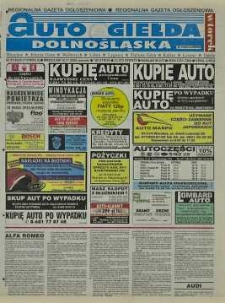 Auto Giełda Dolnośląska : regionalna gazeta ogłoszeniowa, 2000, nr 91 (719) [14.11]