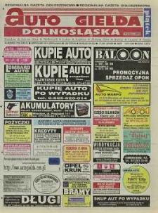Auto Giełda Dolnośląska : regionalna gazeta ogłoszeniowa, 2000, nr 94 (722) [24.11]