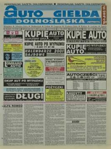 Auto Giełda Dolnośląska : regionalna gazeta ogłoszeniowa, 2000, nr 95 (723) [28.11]