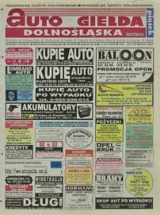 Auto Giełda Dolnośląska : regionalna gazeta ogłoszeniowa, 2000, nr 98 (726) [8.12]