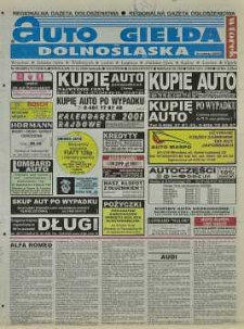 Auto Giełda Dolnośląska : regionalna gazeta ogłoszeniowa, 2000, nr 99 (727) [12.12]