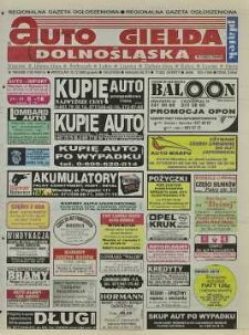 Auto Giełda Dolnośląska : regionalna gazeta ogłoszeniowa, 2000, nr 100 (728) [15.12]