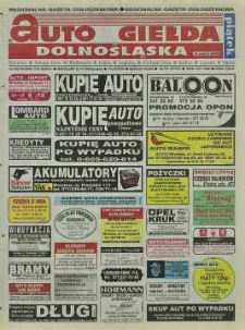 Auto Giełda Dolnośląska : regionalna gazeta ogłoszeniowa, 2000, nr 102/103 (730) [22.12]