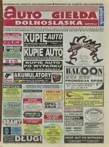 Auto Giełda Dolnośląska : regionalna gazeta ogłoszeniowa, 2000, nr 104 (731) [29.12]