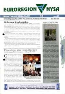 Euroregion Nysa : biuletyn informacyjny Stowarzyszenia Gmin Polskich Euroregionu Nysa, 2000, nr 42
