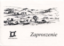 Pejzaże otwarte - Znaki : grafika - zaproszenie [Dokument życia społecznego]