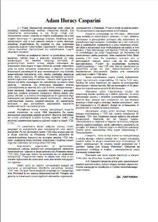 Adam Horacy Casparini. [cz. 2]