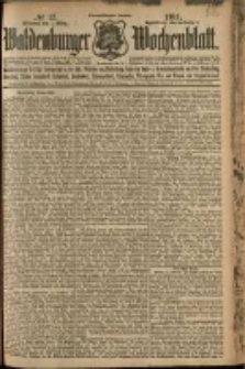 Waldenburger Wochenblatt, Jg. 57, 1911, nr 17