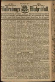 Waldenburger Wochenblatt, Jg. 57, 1911, nr 18