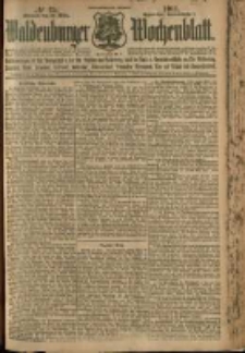 Waldenburger Wochenblatt, Jg. 57, 1911, nr 25