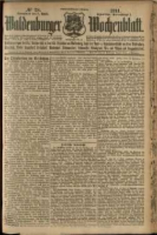 Waldenburger Wochenblatt, Jg. 57, 1911, nr 28