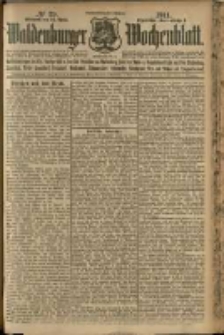 Waldenburger Wochenblatt, Jg. 57, 1911, nr 29
