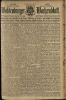 Waldenburger Wochenblatt, Jg. 57, 1911, nr 35